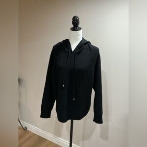Cyrus black knit hoodie sweather size medium